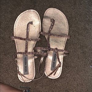 Steven madden rose gold sandals